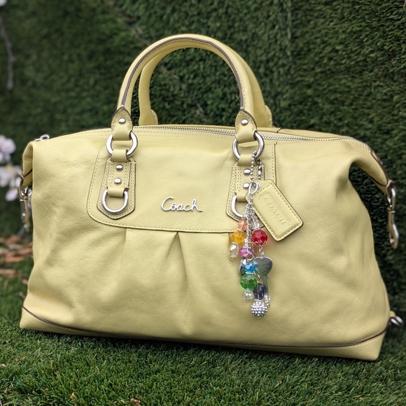 Coach LRG Vintage Ashley Convertible satchel handbag Shoulder purse 15447 Celery - Picture 14 of 14